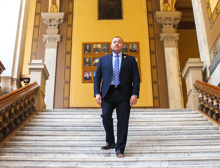 State Representative Mike Andrade at the Indiana Statehouse