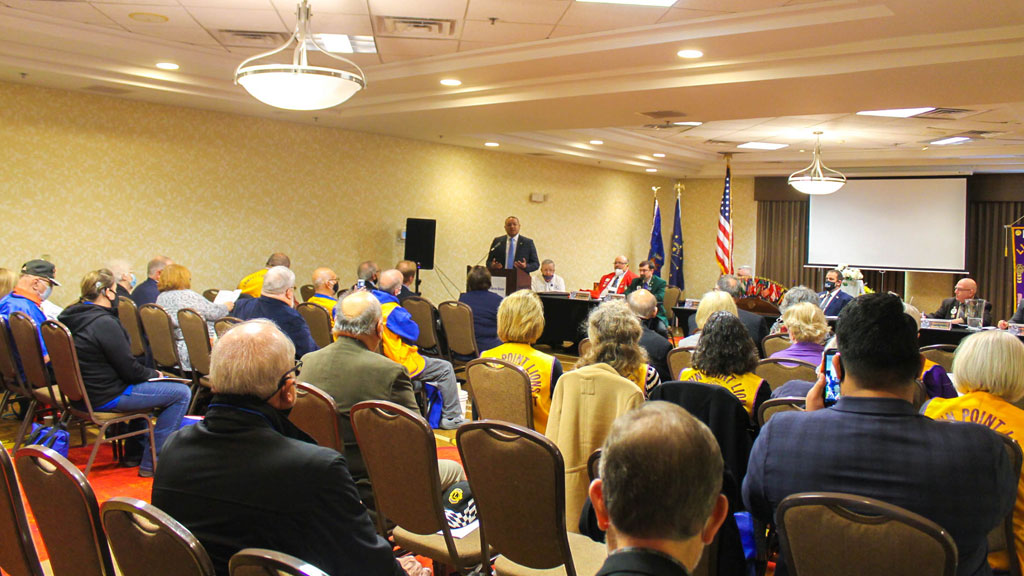 Mike Andrade visited the Lion’s Club District 25A 66th Convention