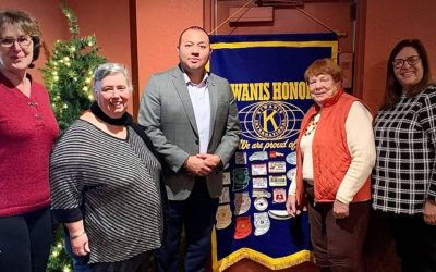 Mike Andrade Attended the Munster Kiwanis Club’s Monthly Luncheon Meeting