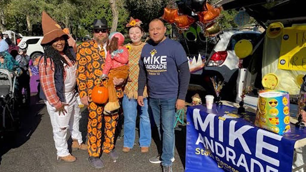 Mike Andrade Participated in the Wicker Park Trunk or Treat Event
