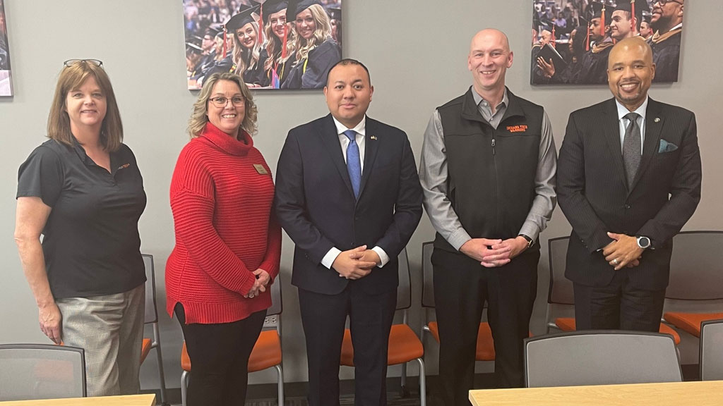 Mike Andrade had the opportunity to tour Indiana Tech in Hammond