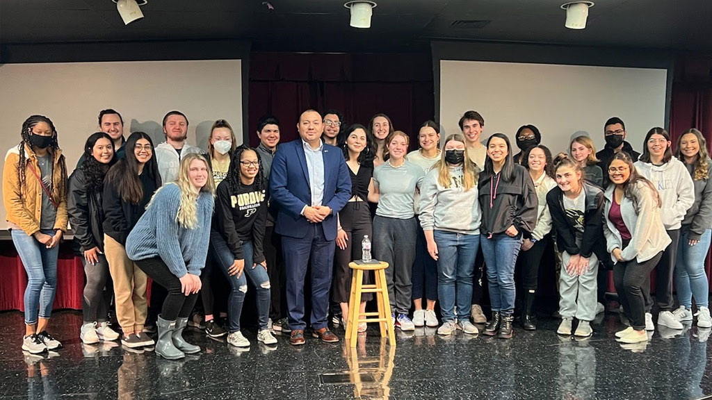 Mike Andrade Led Discussion On Leadership With Honor College Students Of Purdue University Northwest