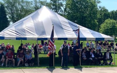 Mike Andrade had the honor of attending the Town of Highland, Memorial Day Ceremony