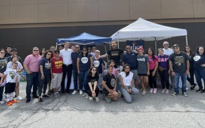 Mike Andrade held a 2022 back-to-school backpack giveaway